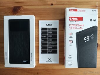 powerbanka Emos 10 000 mAh, rychlonabíjecí 22,5 W - 3