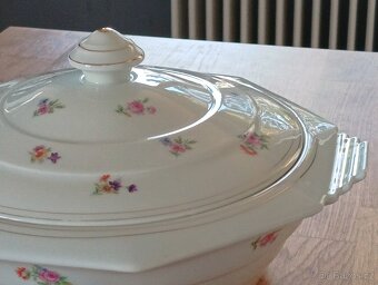 ART DECO PORCELÁNOVÁ TERINA HÁZENKA VD FRANCE - 3