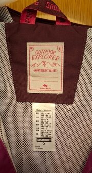 Outdoorová dívčí bunda (větrovka) – Quechua - vel. 149 -159 - 3