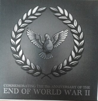 Stříbrná mince 75. výročí od konce II. sv. války, 2 oz - 3