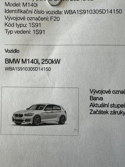 M140i manuál  ČR - 3