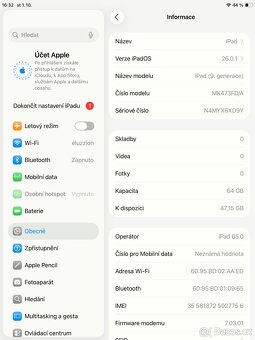 iPad 10.2 SIM LTE: SKVĚLÝ STAV, CZ, Office, ZÁRUKA 12 měsíců - 3