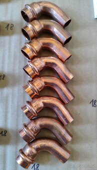 Měděné  trubky lisované spojky - 3