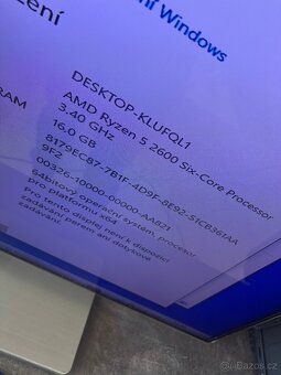 Starsi herni pc ryzen 5 - 3