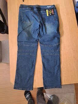 Moto kalhoty kevlar s chranicema nove 2xl - 3