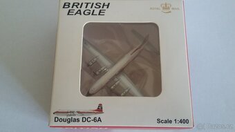 Model letadla Douglas DC - 6A British Eagle - 3