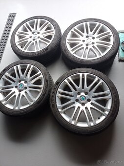 18" letní al kola LUXON ORIGINAL SKODA SUPERB II r.v. 2011 - 3