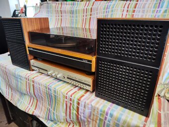 Tesla Hi-Fi zesilovač gramofon a reproduktory - 3