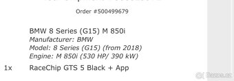 Racechip bmw m850 g15 - 3