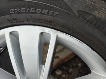 17"letní alu sada 5x112 origo Seat Alhambra 3 Sharan 225/50 - 3