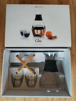 Džbán a sklenice na svařené víno, dárková sada - 3