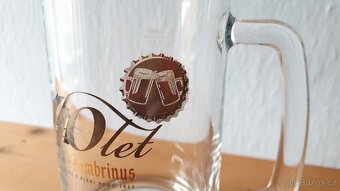 140 let Gambrinus skleněný pulitr (0,5L) - 3