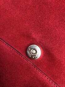 Červená kožená kabelka zn. Furla. 25x17 cm. - 3