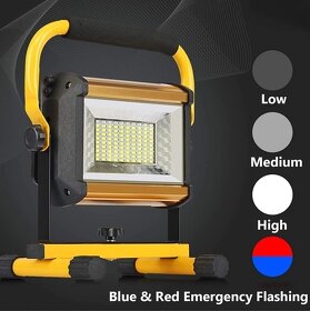 Flexibilní LED reflektor s dobíjecími bateriemi. - 3