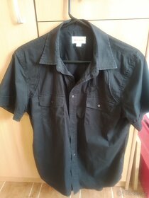 Pánská černá košile Diesel (XL) - 3
