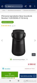 Prodám nový BOSE soundlink - 3
