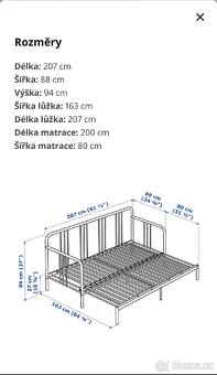 Rozkládací postel:FYRESDAL - 3