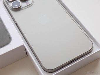 APPLE iPhone 15 Pro MAX 256GB Přírodní titan - ZÁRUKA - TOP - 3
