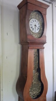 Starožitné francouzské podlahové hodiny-nefunkční - 3