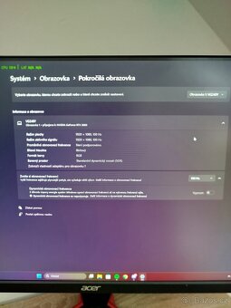Prodám acer monitor 100hz - 3