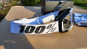 Motokrosové brýle značky 100% Armega bílé - 3