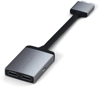 SATECHI Hliníkový typ C Dual HDMI adaptér 4K 60 Hz - 3
