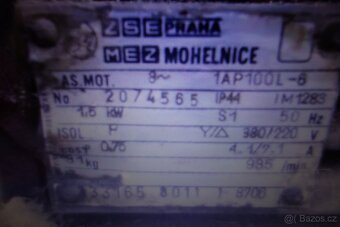 Elektromotor + převodovka - 3