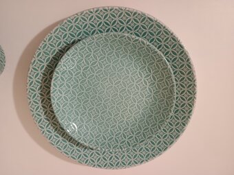 Zelená snídaňová sada nádobí - 3