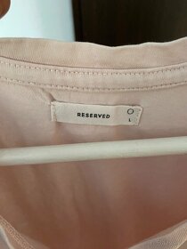 Růžové oversize triko Reserved - 3