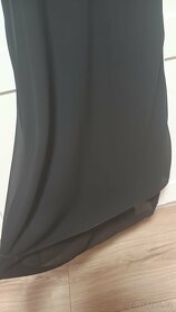 Nové lehoučké černé šaty na ramínka uni size - 3