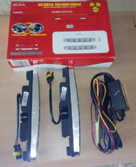 Světla Carlamp pro denní svícení DRL-2x5 LED.12/24V. - 3