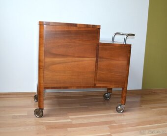 Pojízdný barový, servírovací stolek - Art deco - 3