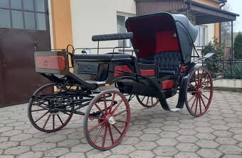 Konský koč-kočiar-brička - 3