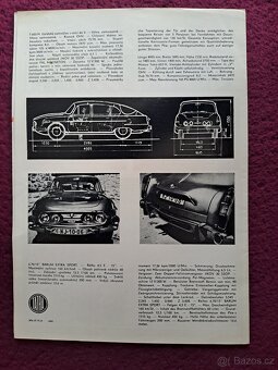 Tatra 603 dobový firemní prospekt r.1970 - 3