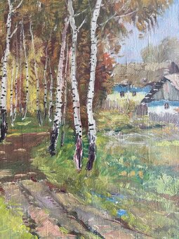 Obraz Josef Těšík, Vysočina olej na plátně 55x64 - 3
