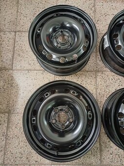 Plechové disky 5x100, ET38, R15 Škoda, Audi, VW, Seat - 3