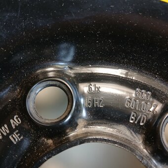 Rezervní disk VW/Seat/Škoda/Audi 6Jx15" ET38 5x100 57,1 - 1 - 3