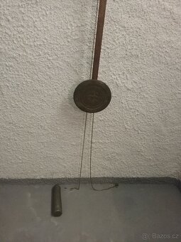 Staré dvouzavažové řetízkové hodiny - 3