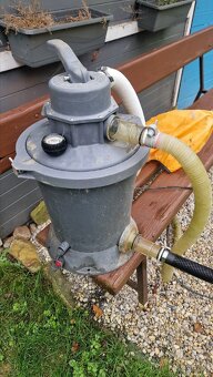 2x bazén, písková filtrace a solární ohřev - 3