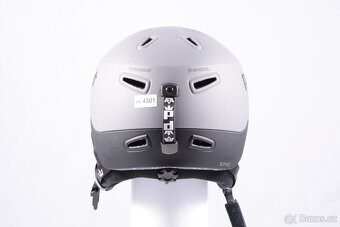 Použita lyžařská/snowboardová helma PRET EPIC, šedá/černá - 3