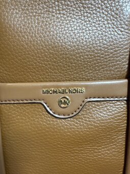 Michael Kors Beck hnědá kožená kabelka - 3