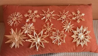 Slaměné vánoční ozdoby - 3