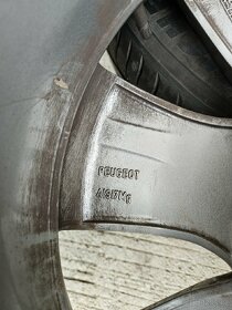 Originál 4ks AL disky Peugeot R16 + Michelin e.Primacy - 3