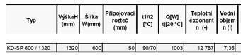 Koupelnový radiátor Trinnity KD22 600/1320 SP - 3