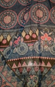 Desigual nový dámský značkový šátek šála modrý s mandaly - 3