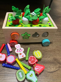 Montessori dřevěné hračky-ruční práce - 3