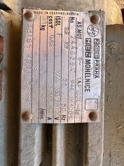Elektromotor patkový 3KW a 2,2KW - 3