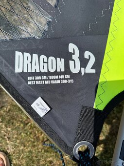 Plachta+stěžeň Gun Sails Dragon 3.2m² - 3