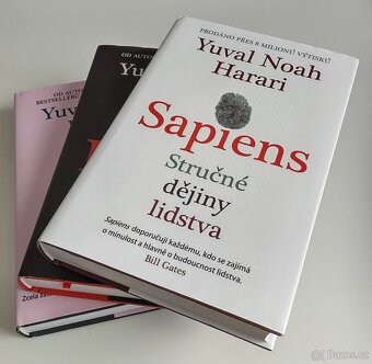 3x Harari v dárkovém boxu (Sapiens, Homo deus, 21 lekcí...) - 3