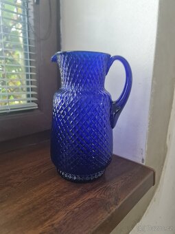 Starožitný skleněný džbán - 3